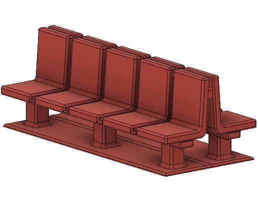 Platform Seats 1.JPG Model Railway Platform Seats Single and Double Sided