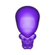 Incense_holder_Nag_Champa__alien_skull_A_marked.stl Incens holder alien skull for nag champa