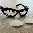 venomized-glasses-3d-printing-3dprint-venom-marvel-cosplay-fashion-sunglasses-fanart-accessories-nus.jpg Occhiali Venom - Accessori per cosplay in stile Venom della Marvel realizzati con stampa 3D