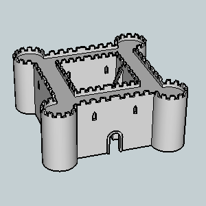 Fort - 3D model önizlemesi
