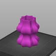 Capture2.png Wiggle Vase 2 STL File - Digital Download -5 Sizes- Homeware, Minimalist Modern Design