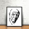 29.Picasso.jpg Picasso Wall Sculpture 2D