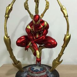 e96cdaa445821d41202309b728ffb1ca.jpg Бесплатный 3D файл IronSpidey・3D-печатный объект для загрузки