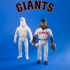 1.jpg Free STL file Giants Johnny Cueto Articulated Print-in-Place・3D printer design to download
