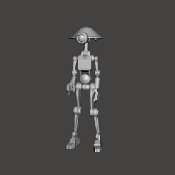 Screenshot-581.png STL file STAR WARS VINTAGE POD RACER PIT DROID, MANDALORIAN MECHANIC DROID, CUSTOM UNPRODUCED KENNER, HASBRO ACTION FIGURE, 3.75", 1/18, 5POA・3D printable design to download