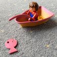 IMG_20200501_164003.jpg Duplo compatible fisher boat + rod + fish