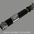 Obi_Wan_Kenobi_Lightsaber_III_2022-Mar-02_05-57-11PM-000_CustomizedView26197805199.png Obi Wan Kenobi Third Lightsaber – A New Hope and Revenge of the Sith Variants - 3D Print .STL File