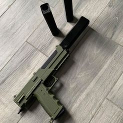 50306223_2247668635555212_1529822897923686400_n.jpg Файл STL Paintball fake Suppressor Silencer tippmann TIPX TPX・Дизайн для загрузки и 3D-печати