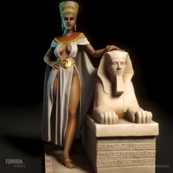 Nefertiti-01.jpg 3D file Nefertiti・3D printing design to download
