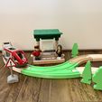 brio_train_track_double_curve_splitter_2.jpg Carrilho - Separador de Curvas Duplo - Compatível com BRIO e Outros