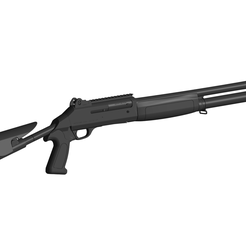 1.png 3D file Benelli M1014 rifle・3D printer design to download