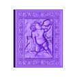 BahusShop.stl Bacchus baby peeing and drinking cnc art router frame