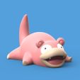 Slowpoke01.jpg POKEMON - SLOWPOKE (IMPRESSION FACILE SANS SUPPORT)