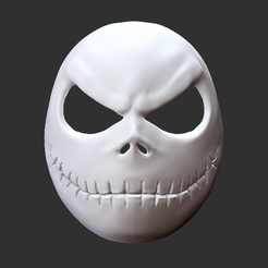 jack.png Download STL file Jack skellington mask • 3D printer template, Wabisabi3D