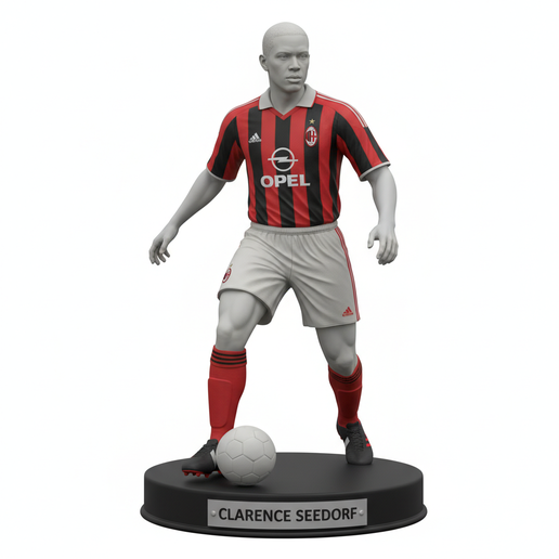 271★サッカー★clarence seedorf★prostars★フィギュア Clarence Seedorf Football Player Figurine – STL File for 3D