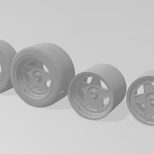 🛞 Ferrari F40 Wheel Set・ STL File for 3D printing・Cults