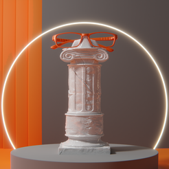 greek1.png Archivo STL Columna griega / Pilar Portagafas・Modelo imprimible en 3D para descargar