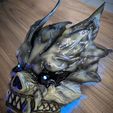 Kaiju_No_8_Monster_8_02.jpg Kaiju No 8 Cosplay Mask - Monster No.8 - Anime Costume Helmet