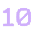10.stl TERMINAL Font Numbers (01-30)