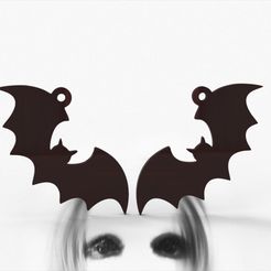 untitled.636.jpg STL-Datei ANHÄNGER OHRRING HALLOWEEN・3D-druckbares Modell zum herunterladen