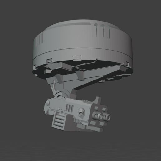 SB-Turret-28.jpg Orbital Assault Capsule Alt Turret for Vacuous Jarheads - 28mm