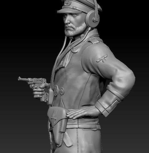 🪖 Tank Commander(Picture Coloured With AI Only)・ STL File for 3D ...