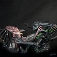 AVP_007.jpg AvP Diorama / Bust - Alien VS Predator inspired original design