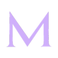 M.stl Letras y Números ASSASSINS CREED | Logo
