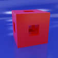 1.png Геометрический полый куб для 3D-печати
