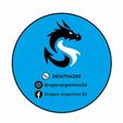 Nuevo-Logo-Dragon-Argentino.jpeg Mate, Thermos and Mug Key Ring