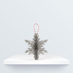 copo_nieve_2_3d_1080x1080.jpg Download free STL file Christmas ornament: Snowflake • 3D printable object, BQ_3D