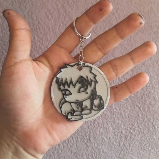 naruto keychain key ring naruto shippuden 3D model