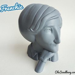 jpeg-3.jpg Free STL file Frenchie・3D printing template to download