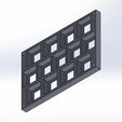 Miniatures-Storage-25mm-Square-Base-x13.jpg Miniatures Storage Trays, All of the Trays, ShoeBox Miniatures Storage System
