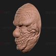 02.jpg Zombie Bloody Clown Mask - Scary Halloween Cosplay 3D print model