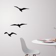 Presentation1.jpg Flying birds for wall decoration