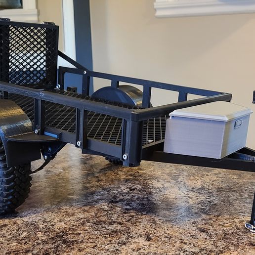 3d Printed RC Utility Trailer 1/10 Scale