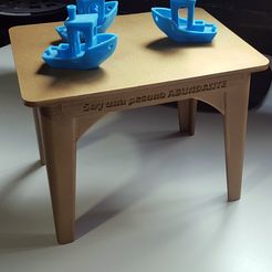 20230406_164722.jpg Fichier STL Petite table・Modèle pour imprimante 3D à télécharger
