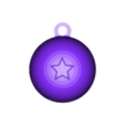 Bola 1 estrella.stl Archivo STL Pack LLaveros Dragón Ball (1)・Modelo para descargar y imprimir en 3D