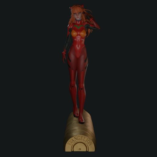 Evangelion - Asuka 3D model