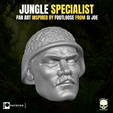11.png Jungle Specialist head for Action Figures
