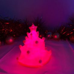 Sapinroselumineux.jpg Sapin de Noël 3d / Cute christmas tree