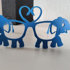 Foto-olifantenbril-Real.jpeg Файл OBJ Очки со слоном・Дизайн 3D-печати для загрузки3D, MTprintmodels