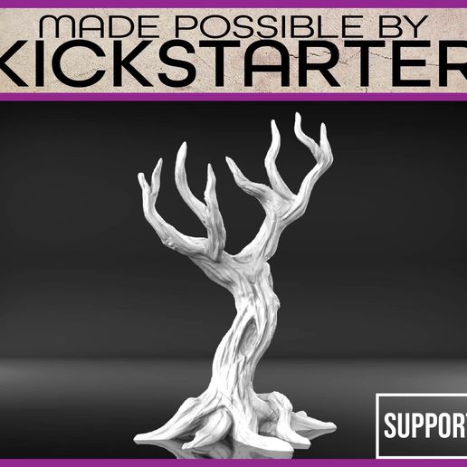 Dead Tree - Tabletop Scater Terrain 3D model