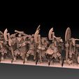 bardichemen-regiment-3.jpg Undead Beastmen Chain Mail Bardiche Men Royalty Free Version