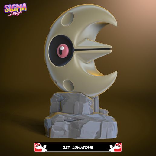 337 lunatone 3D model