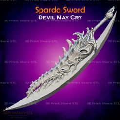 1.jpg Sparda Demon Sword From Devil May Cry 5 - Fan Art 3D print model