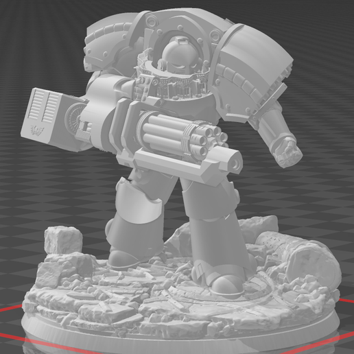 Mastodon Pattern Tactical Dreadnought Armor 3D model