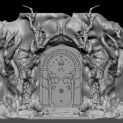 11.jpg Archivo STL Las puertas de Moria・Plan de impresora 3D para descargar