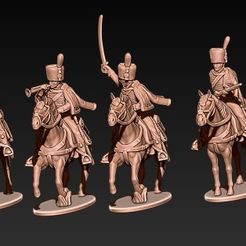 napoleonic-guard-chasseurs.jpg Napoleonic french guard chasseurs with palisse